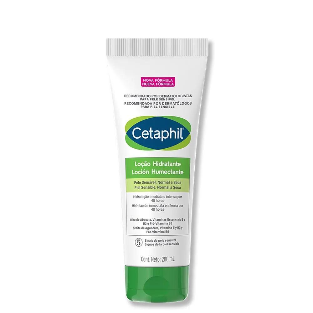 LOCAO HIDRATANTE CETAPHIL 200ML SENSIVEL, NORMAL A SECA em Oferta na Shopee