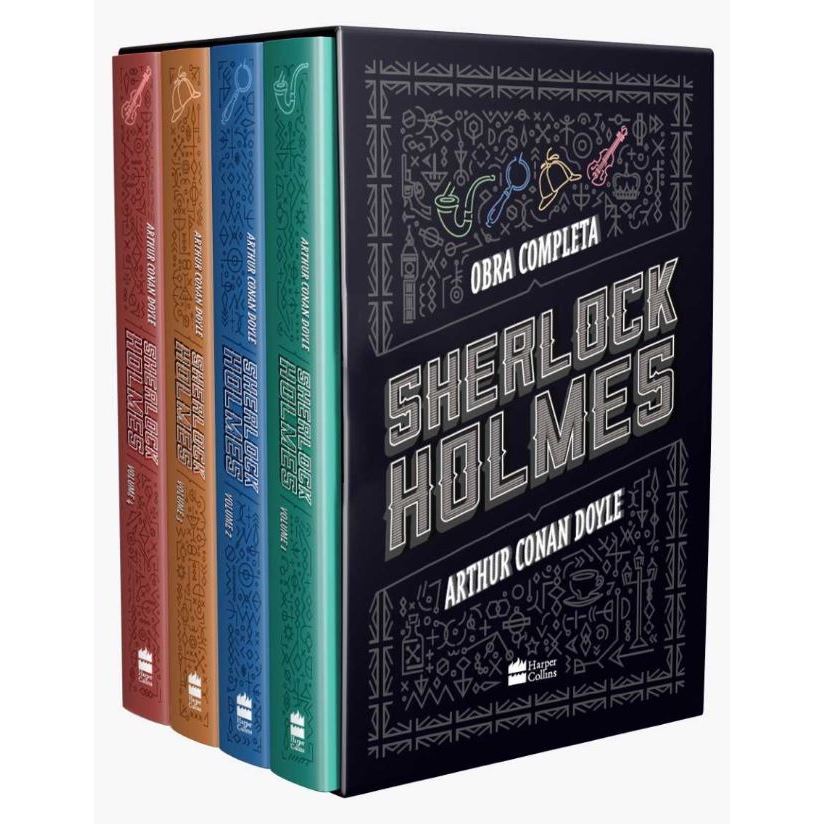 Box Sherlock Holmes – Obra completa (Capa dura)   (loja 156 Piracicaba)