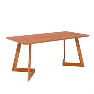 Mesa de Jantar Retangular com Tampo MDF Caju Cinamomo e Madeira 180 cm em Oferta na Shopee