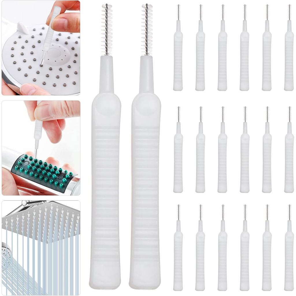 Kit 10/20/30 Escova De Limpeza De Ralo De Chuveiro Mini Limpador De Células Multifuncional em Oferta na Shopee
