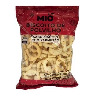 Biscoito de Polvilho Mió Sabor Bacon com Parmesão 80g em Oferta na Shopee