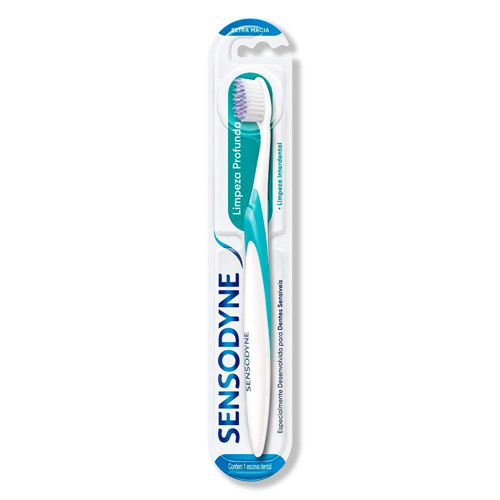 Escova Dental Sensodyne Limpeza Profunda Extra Macia Dentes Sensíveis 1 Unidade em Oferta na Shopee