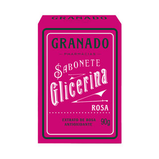 Sabonete em Barra de Glicerina Granado Rosa 90g em Oferta na Shopee