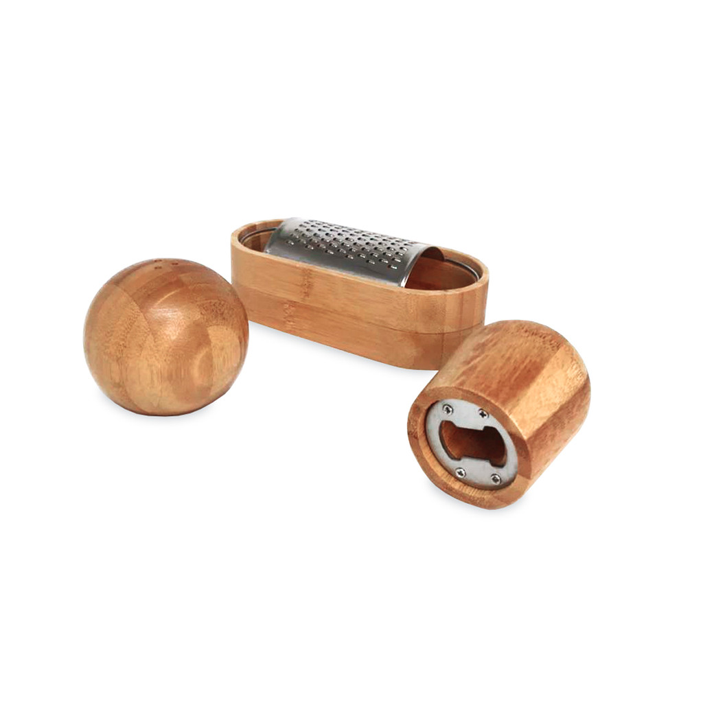 Kit Ralador Abridor Saleiro Para Servir À Mesa - Oikos em Oferta na Shopee