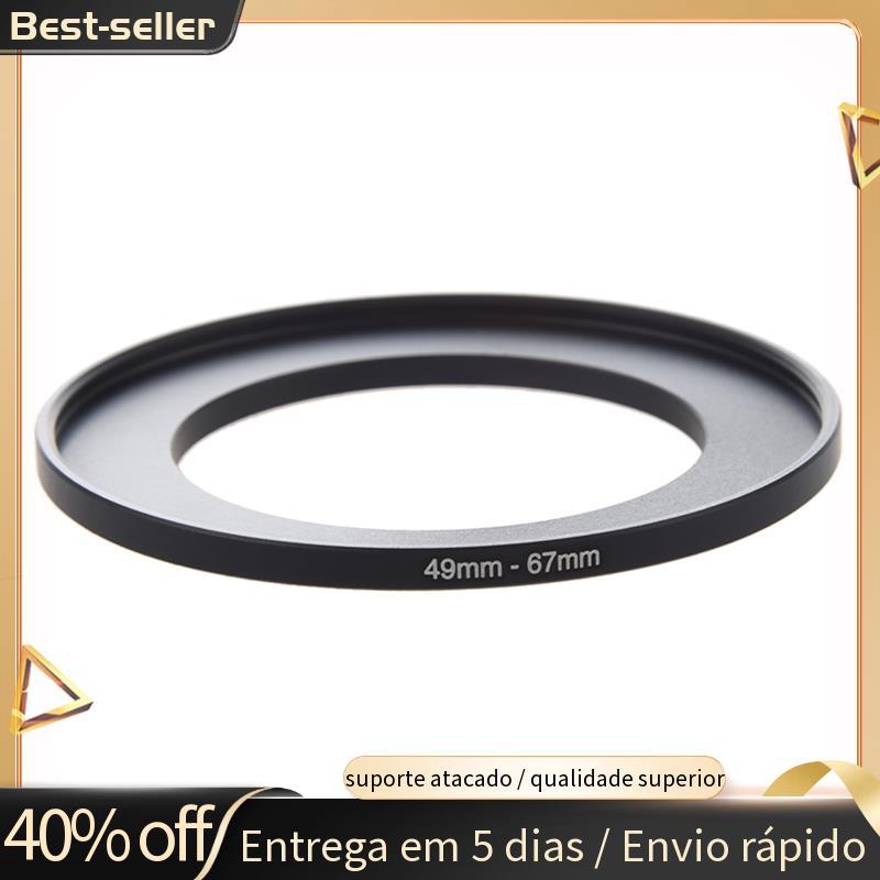 Filtro De Lente De Câmera Intensifica Anel Adaptador 49mm-67mm Preto