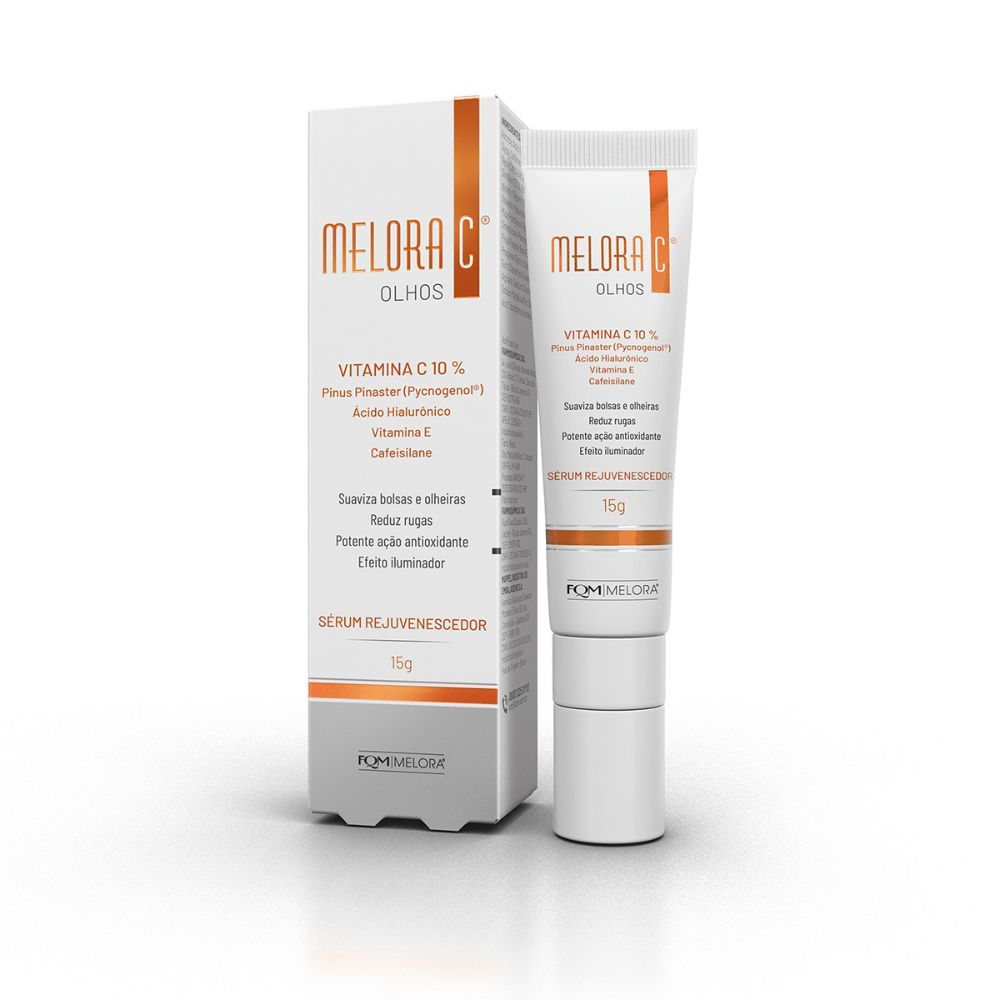 Melora C Olhos Vitamina C Sérum Rejuvenescedor 15g em Oferta na Shopee