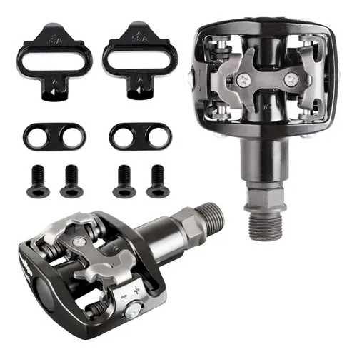 Pedal de Bicicleta Taco MTB Pedal de Alumínio Pedal Clip 9/16 Wellgo Wpd-823