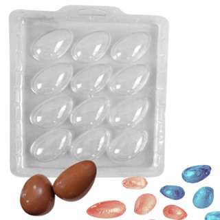10 Forma Simples Ovo Caseiro 35g Mini Ovinho Páscoa Molde para Ovos de Chocolate em Oferta na Shopee