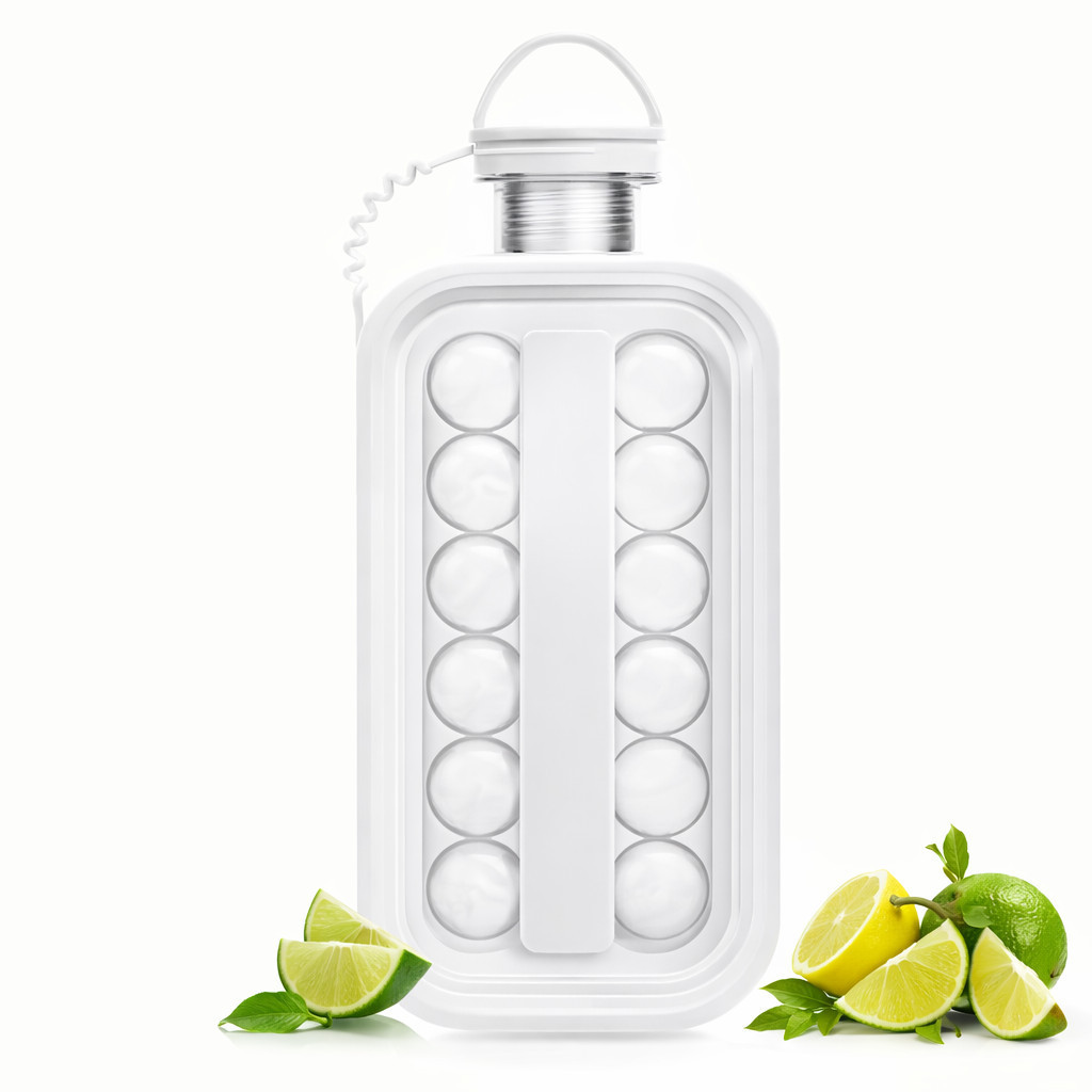 Forma Gelo Reservatório Silicone Bebida Gelada Agua Suco Drinks