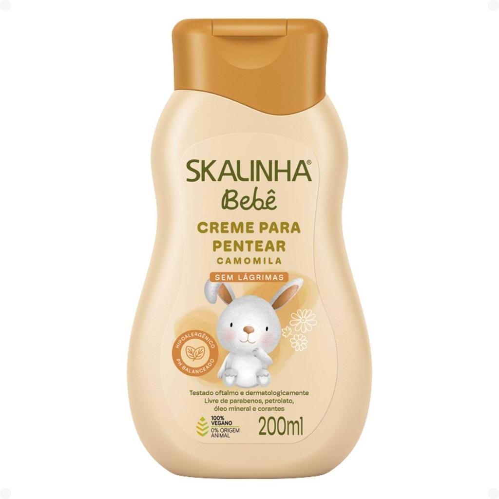 Creme Para Pentear Skalinha Bebê Camomila 200ml em Oferta na Shopee