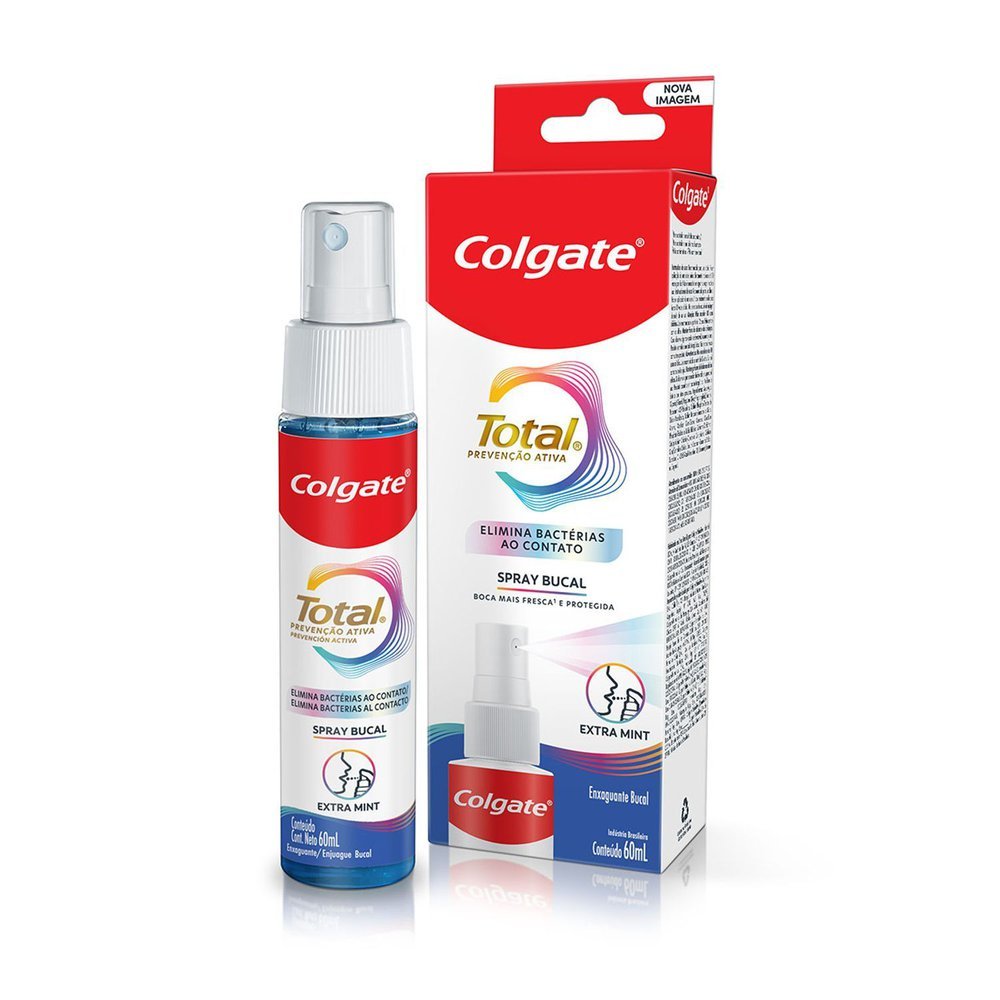 Enxaguante Bucal Colgate Total 12 Spray 60ml em Oferta na Shopee