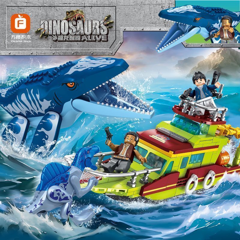 888 pçs compatível Lego dinossauro mundo conjunto gama completa Pterosaur caça tiranossauro Rex montado blocos de constr
