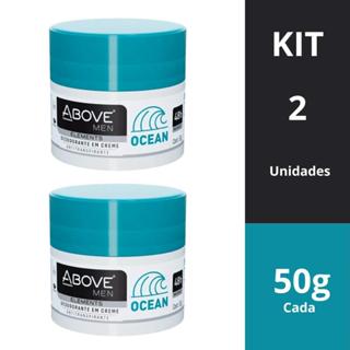 Desodorante Creme Ocean Above Masculino Elements 50g Kit com 2 Unidades em Oferta na Shopee