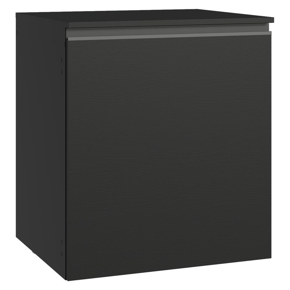 Balcão de Cozinha 60 cm 1 Porta Suspenso Preto Nice Madesa