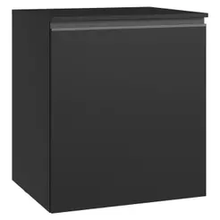 Balcão de Cozinha 60 cm 1 Porta Suspenso Preto Nice Madesa