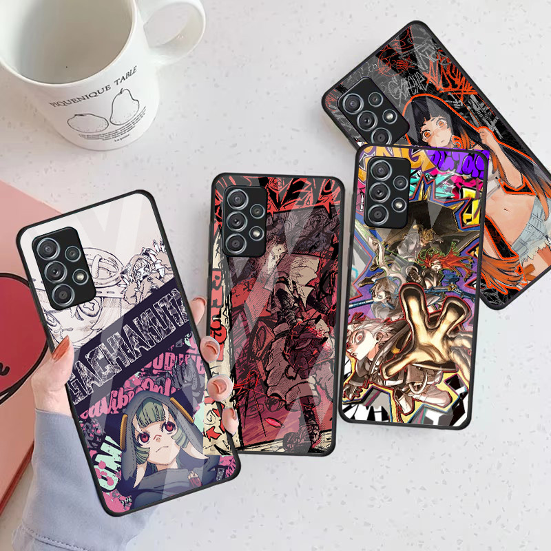 Gachiakuta 08 Capa De Telefone De Vidro Para Samsung Galaxy A16 A15 A25 A35 A55 A53 A54 A34 A14 A32 A52 4G 5G A56 A54
