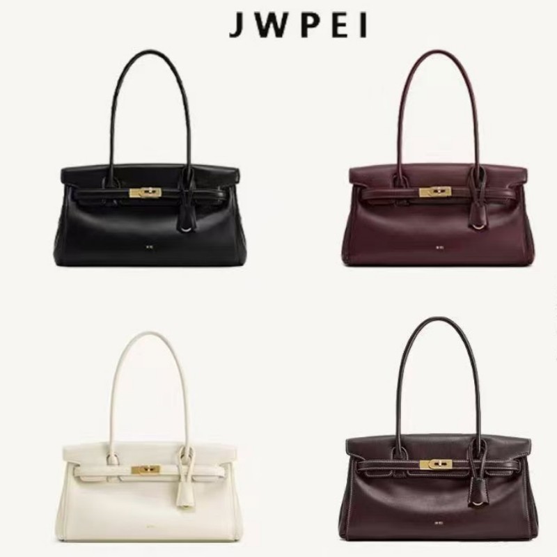 2026 Nova Bolsa De Ombro De Camurça Sintética JW PEI Aria , Grande Capacidade , Cor Sólida , Axilas , Simples , Casual ,