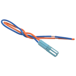 Chicote Plug Lanterna De Seta Honda Titan 150 Fan 125 Fan 160 Azul
