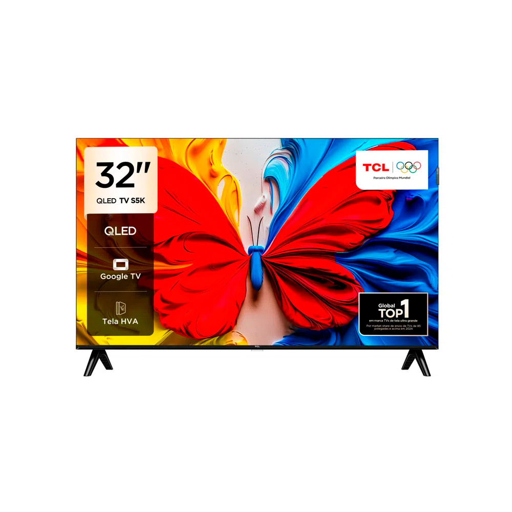 Smart Tv Tcl 32 Polegadas S5k Qled Fhd Hdr10 32s5k em Oferta na Shopee