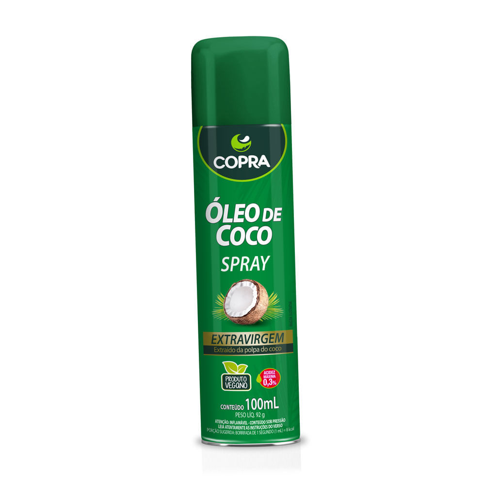 Óleo de Coco Copra Extra Virgem Spray 100ml em Oferta na Shopee