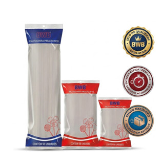 100-500 Palito para pirulito BWB transparente- topo de bolo - tubo pet - canudo transparente 9cm 14 cm 28cm cm em Oferta na Shopee