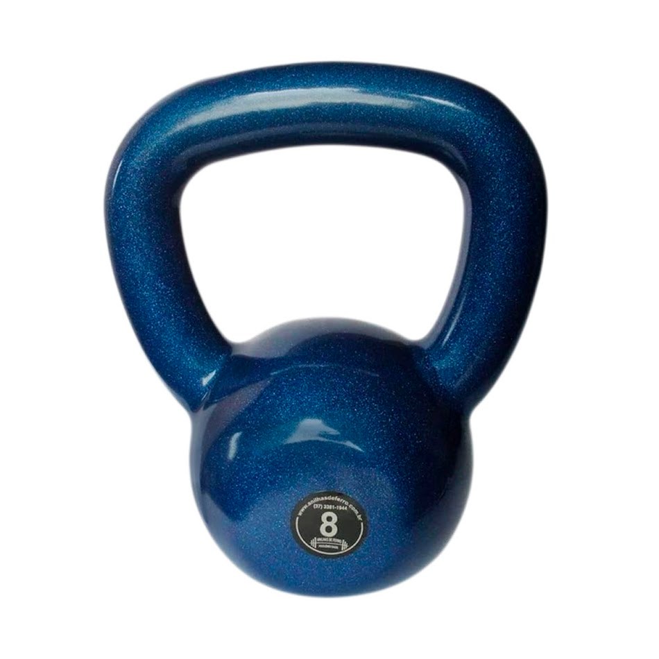 Kettlebell Emborrachado Treinamento Funcional Fitness 8,0 Kg