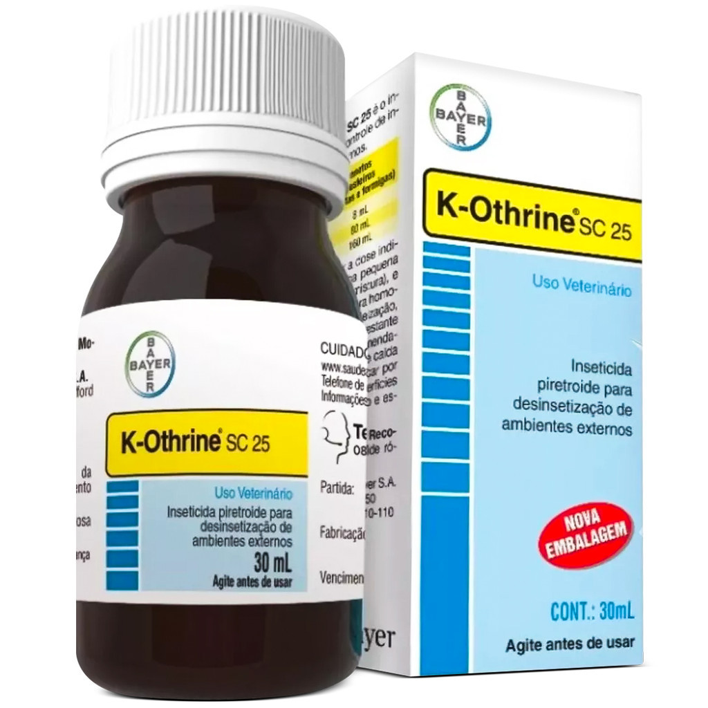 K-Othrine SC 25 30ml Contra Barata Formiga Mosca - Entregamos em até 4 horas em Oferta na Shopee