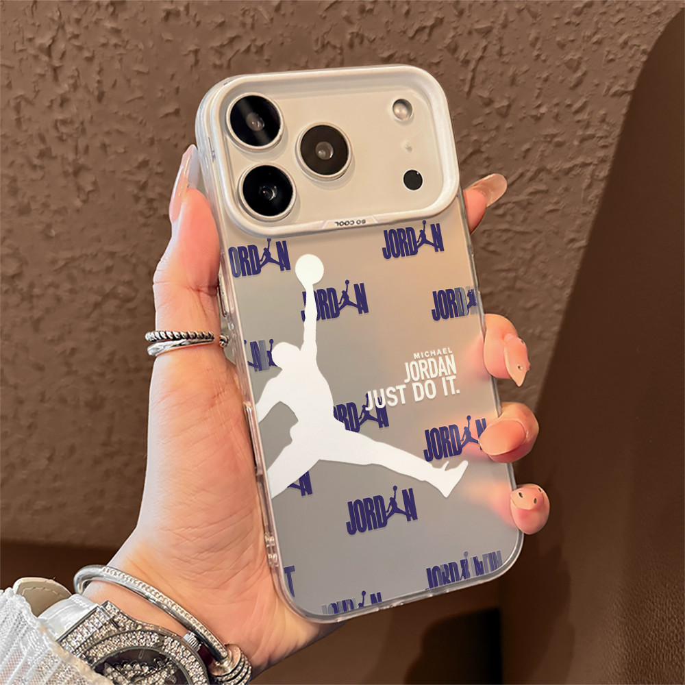 Capa Capinha Para iPhone17 16 15promax plus 12 13 14 11 7+ 8+ XsMax com estampa de logo Michael Jordan T00906