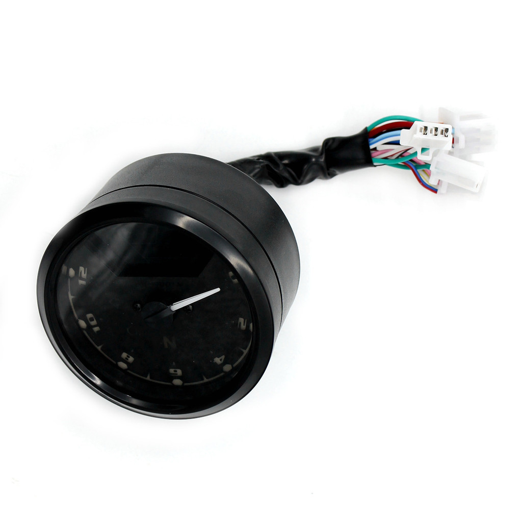 Motocicleta modificado lcd ponteiro medidor babuíno lcd tacômetro velocímetro odômetro cronômetro fábrica pronto estoque