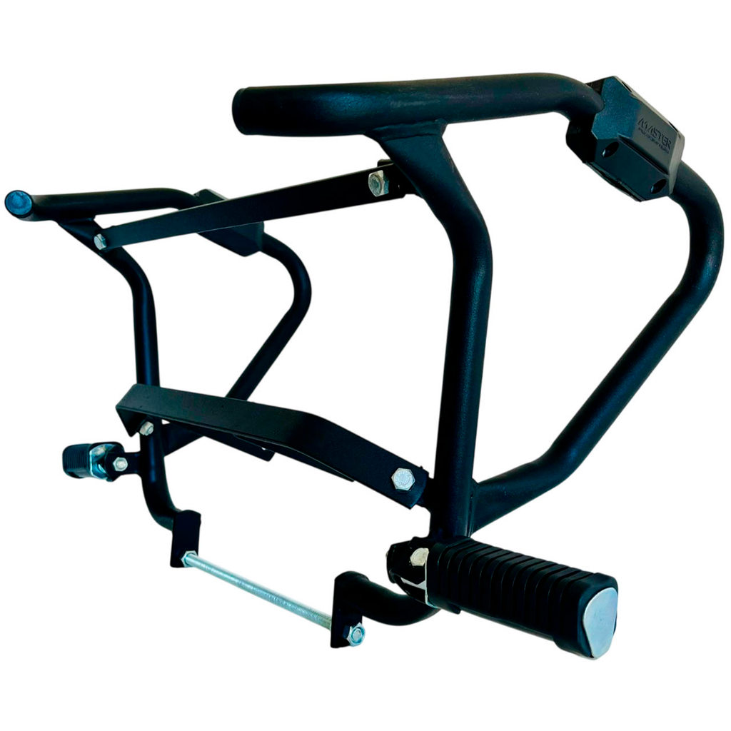 Cb 300F Modelo 2024 Protetor Carenagem Motor Tanque Pedal Twister Mata Cachorro com Pedaleira Retrátil Moto Honda