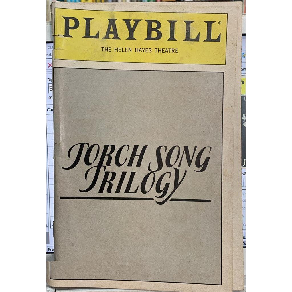PLAYBILL - THE HELEN HAYES THEATRE - TORCH SONG TRILOGY autor PLAYBILL