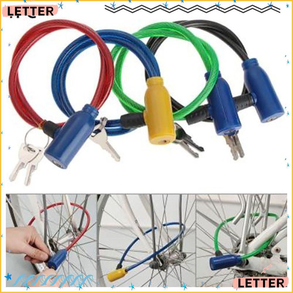 Carta Bloqueio De Bicicleta Corrente De Aço De Segurança Quente 8x640mm Ciclismo Portátil