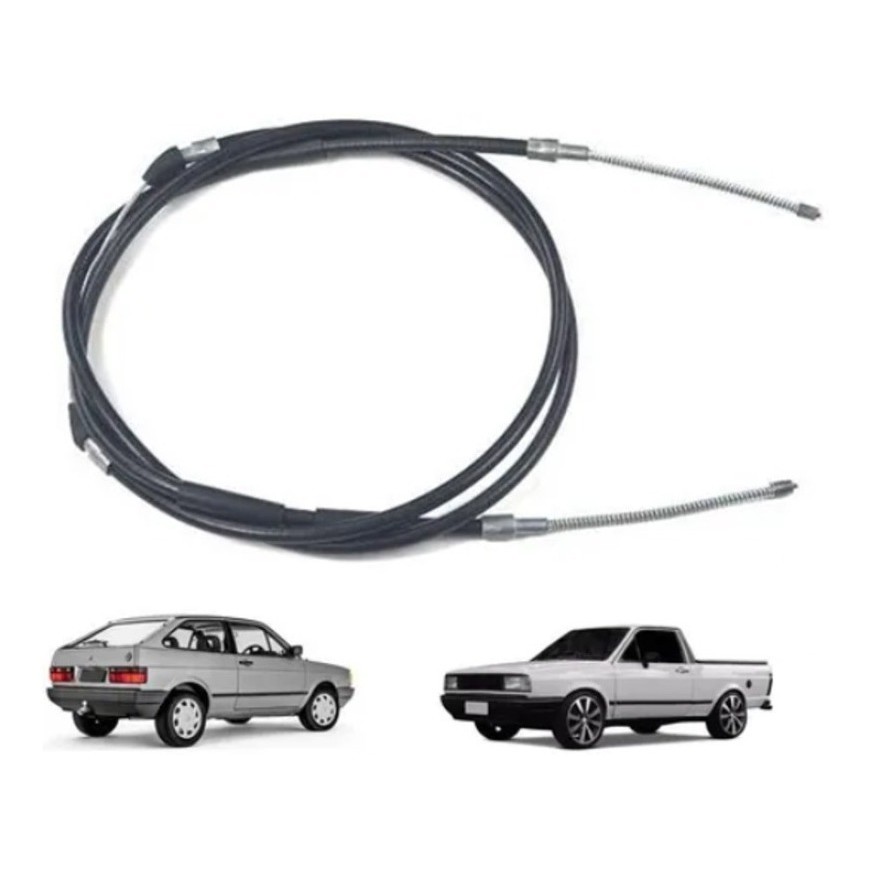 Cabo Freio Mão Vw Gol Saveiro Pararti Voyage Quadrado G1Motor CHT 1.0 1.6 Ano 89 90 91 92 93 94 95 em Oferta na Shopee
