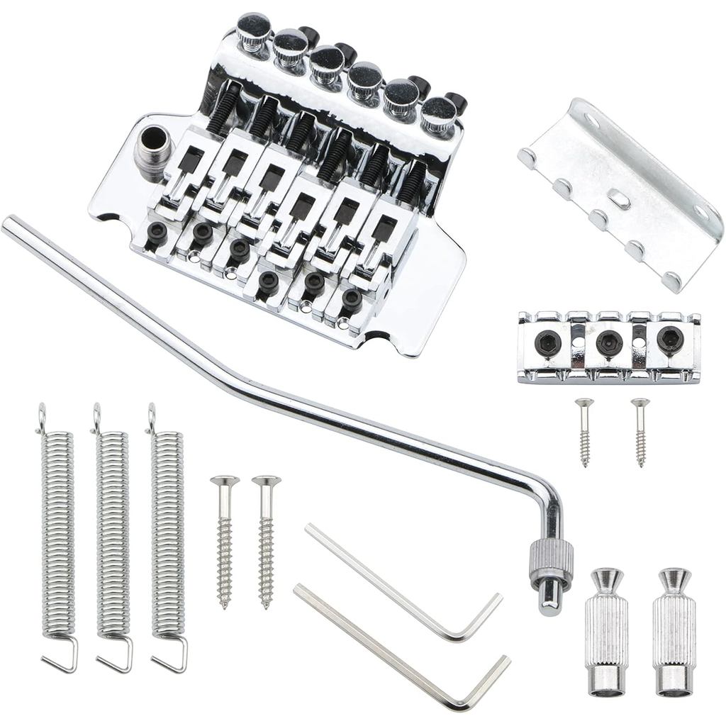 Ponte tremolo guitarra 7 cordas floyd rose cromado Spirit