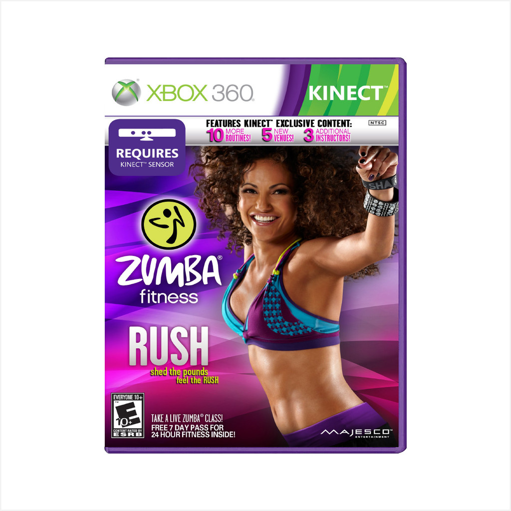 Jogo Zumba Fitness Rush - Xbox 360 - Usado - Original