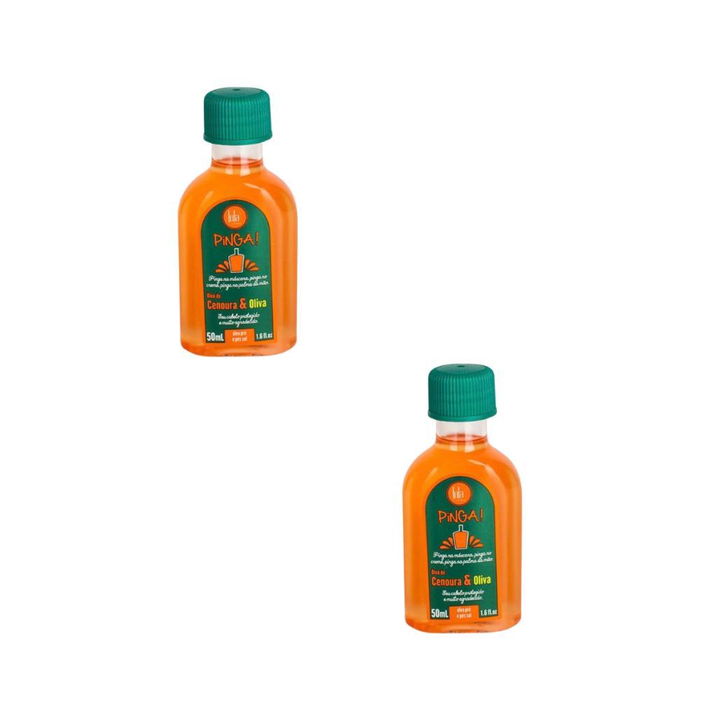 Lola Kit 2 Óleos Capilar  Pinga Cenoura & Oliva 50Ml
