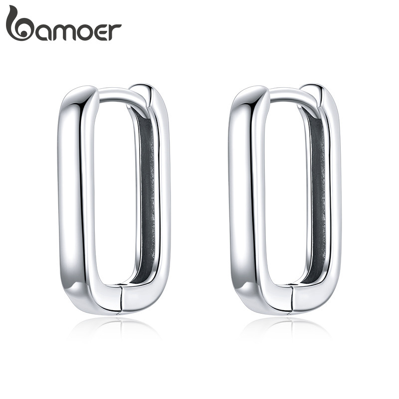 Brincos Bamoer Joias De Moda Minimalistas Para Mulheres E Meninas Presente