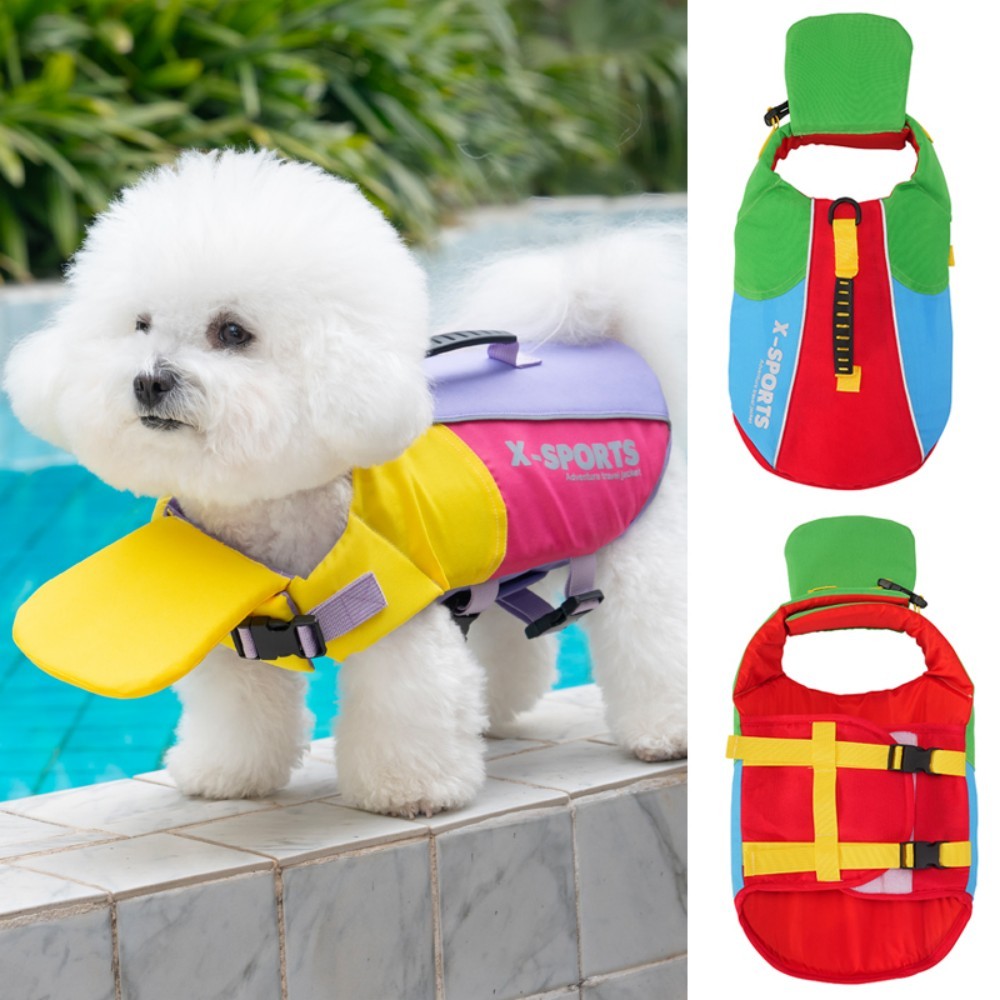 Colete Salva-Vidas Para Cães De Verão , Roupa De Banho Animais De Estimação , De Segurança Cachorros Pequenos , Médios E