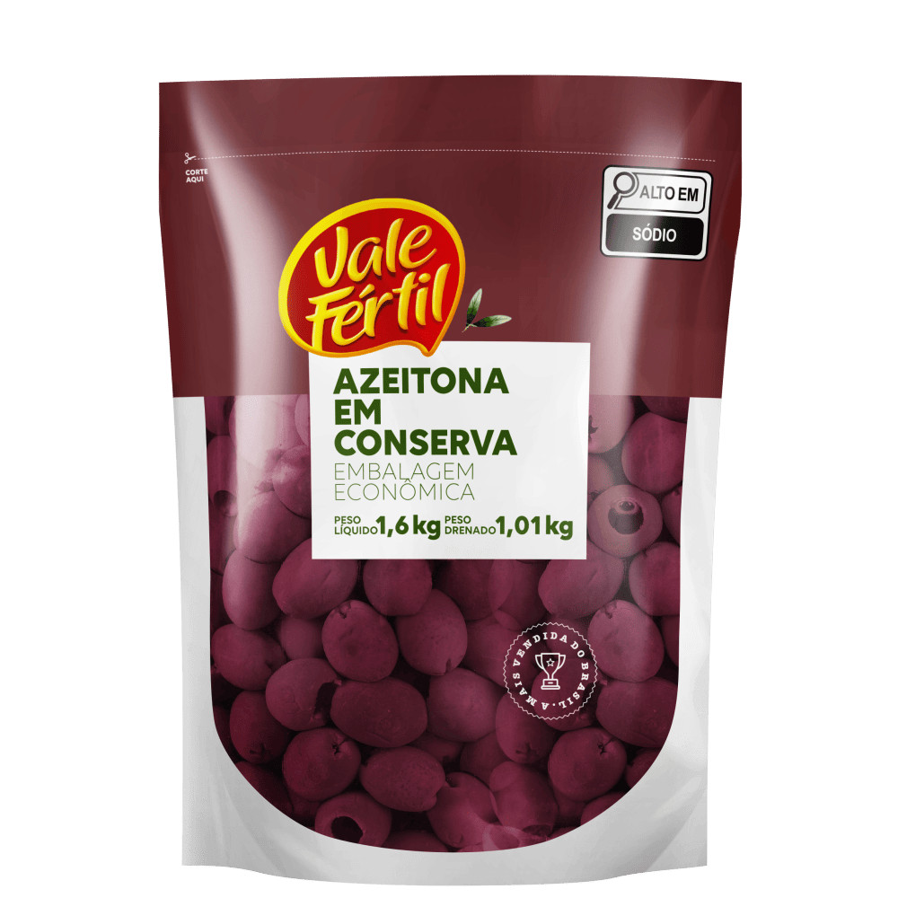 Azeitona Preta Sem Caroço 1 kg