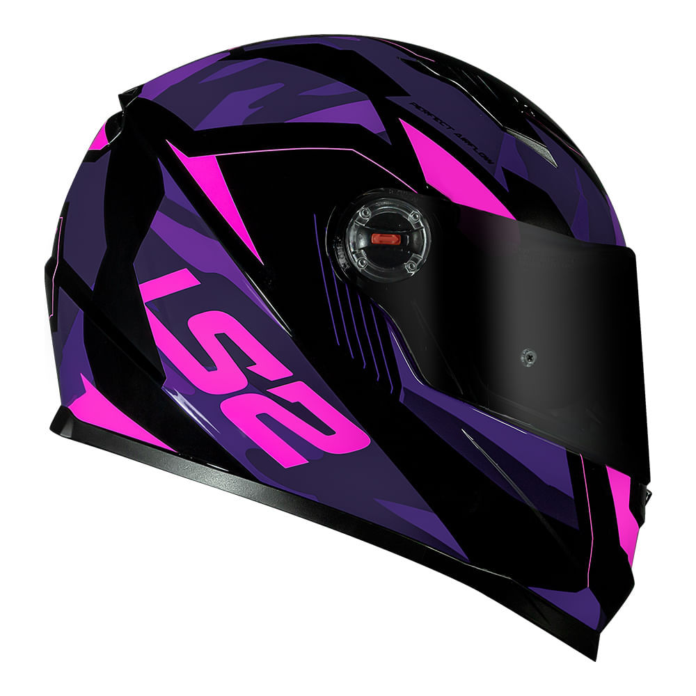 CAPACETE LS2 CLASSIC TANK ROXO em Oferta na Shopee
