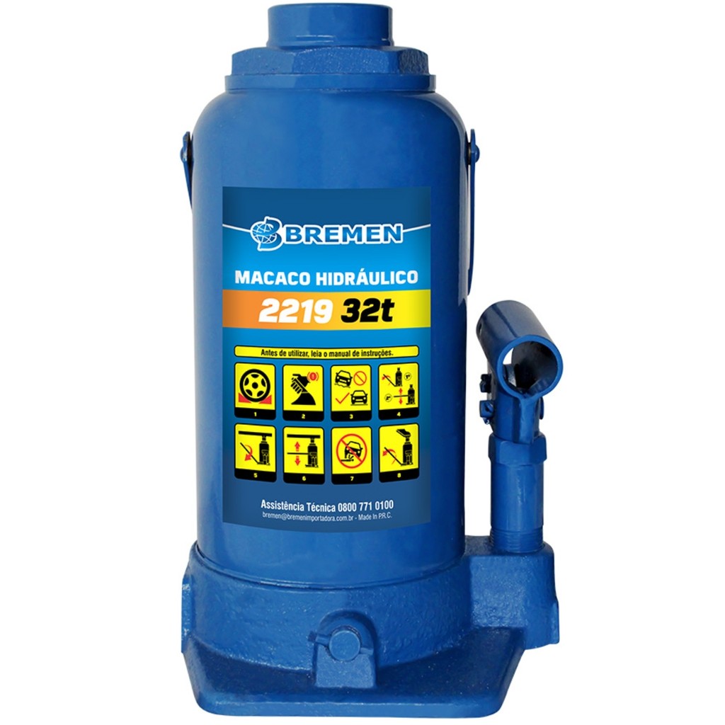Macaco Hidráulico 32 Toneladas Garrafa Bremen Profissional em Oferta na Shopee