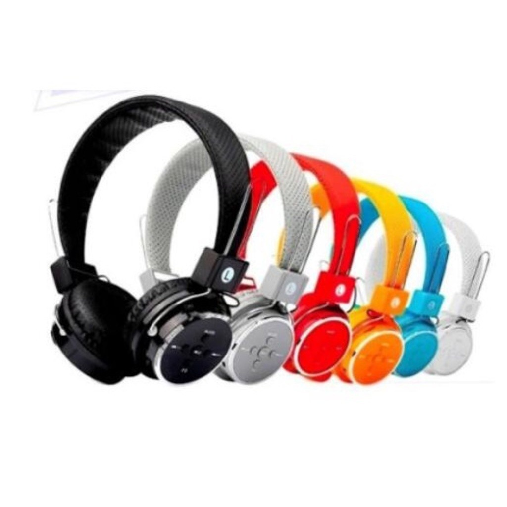 Fone De Ouvido Sem Fio bluetooth fm mp3 Micro Sd Usb B-05  Headphone Universal Sd P2 B05