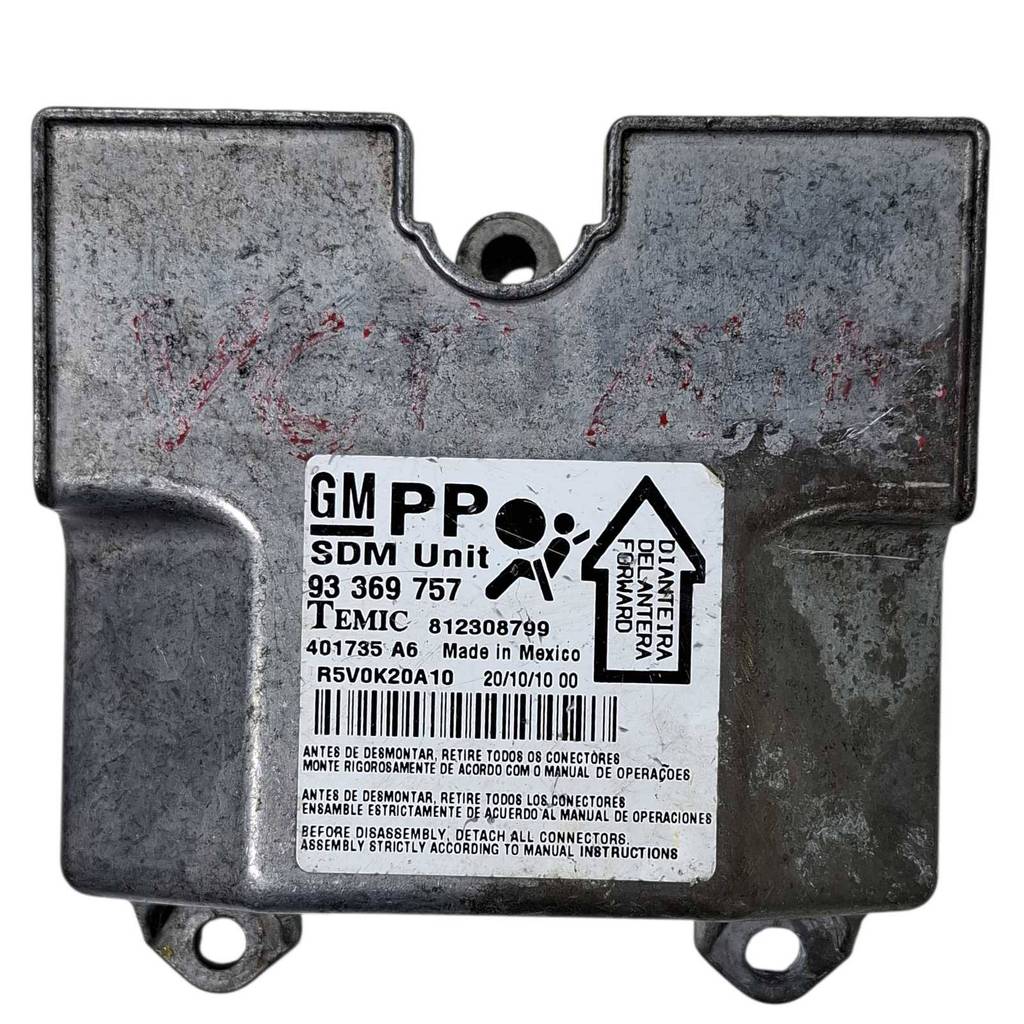 Módulo Airbag Temic Chevrolet Vectra 2006/2011 93369757 1