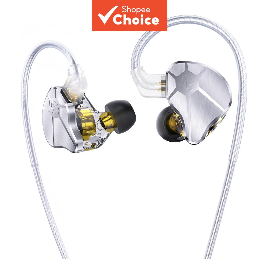Fone de Ouvido com Fio CCZ BC04 Bass, Personalizado, Alta Frequência, Fone de Ouvido Intra-Auricular BA, Som Estéreo,