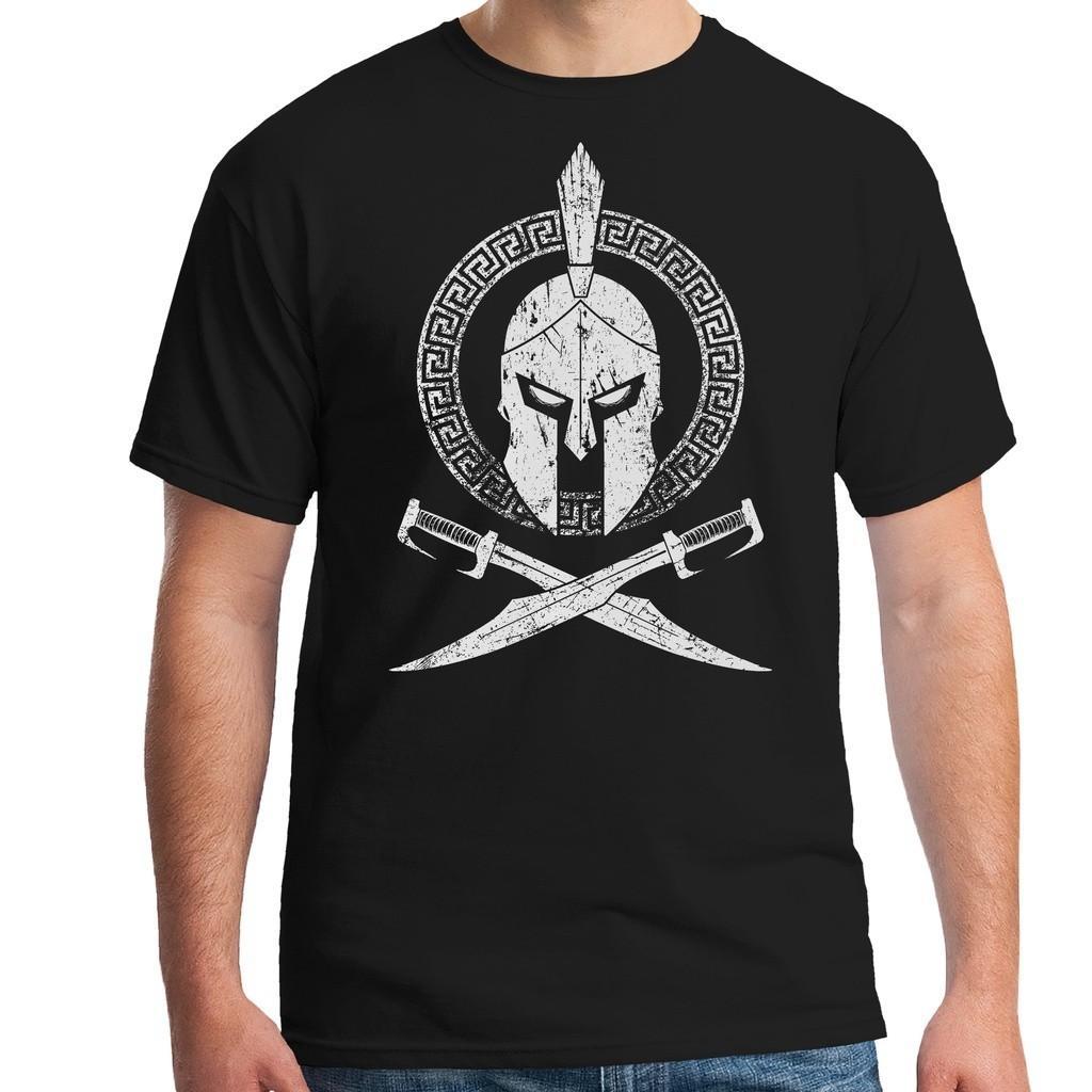 Camiseta Camisa Masculina Elmo Espartano Guerreiro