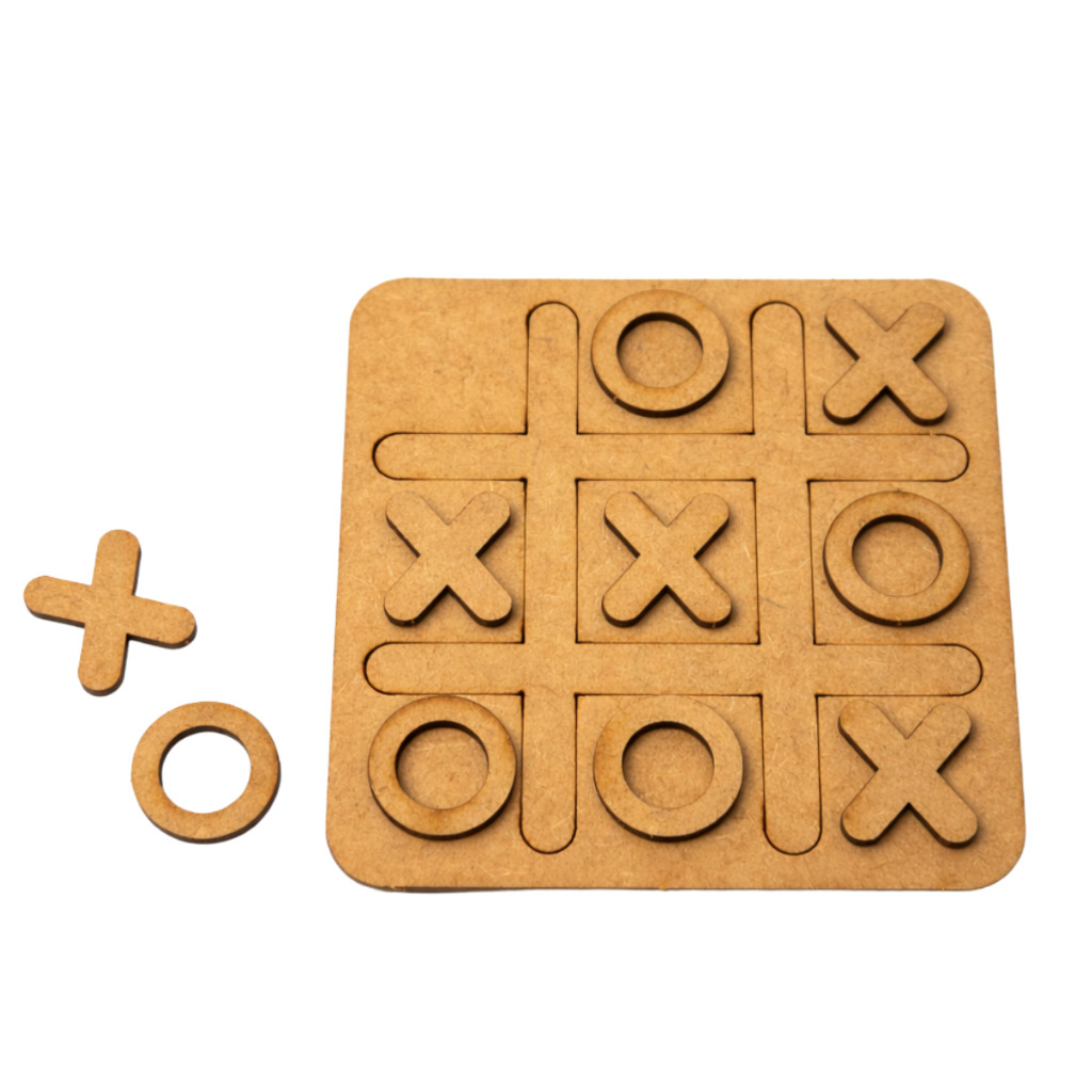 30 Jogos da Velha em MDF  Brinquedo Educativo Lembrancinha e opção de presente barato