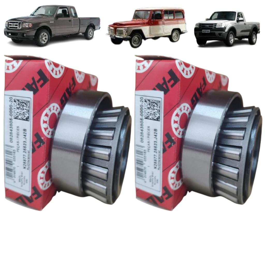 ROLAMENTO SATELITE DIFERENCIAL RANGER 4X2 4X4 JEEP RURAL F75