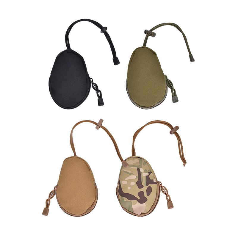 Ventilador militar caso chave Mini tático portátil bolsa moeda lanterna faca EDC caso chave Commuter bolsa