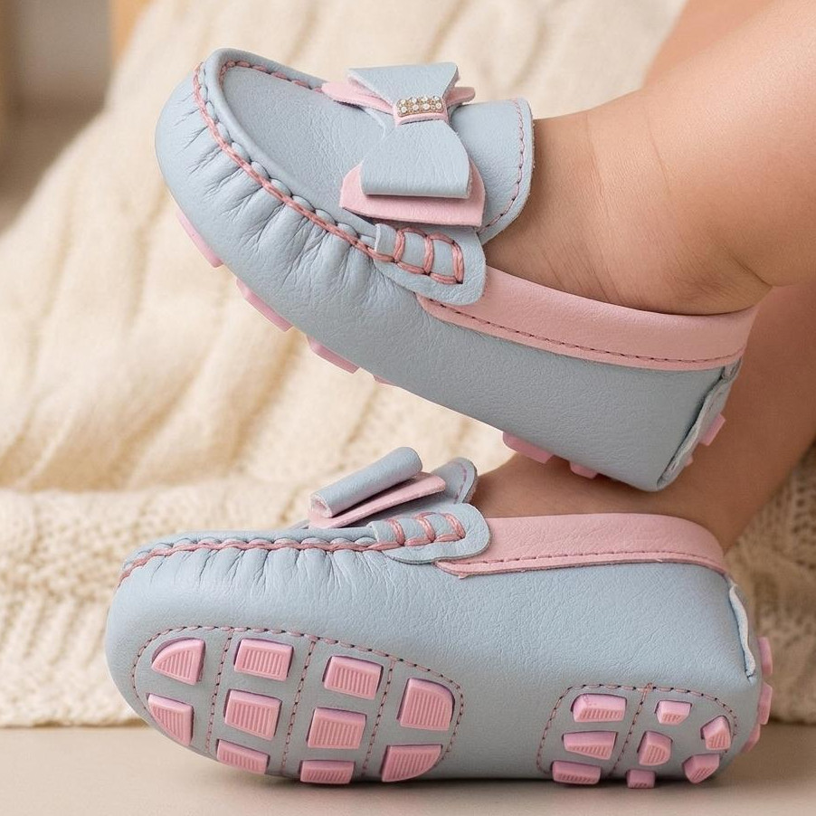 Mocassim Infantil Feminino Várias Cores Para Menina Bebê Leve E Macio Antiderrapante Envio Rápido