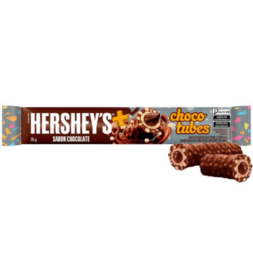 Wafer de chocolate ao leite Chocotubes em Oferta na Shopee